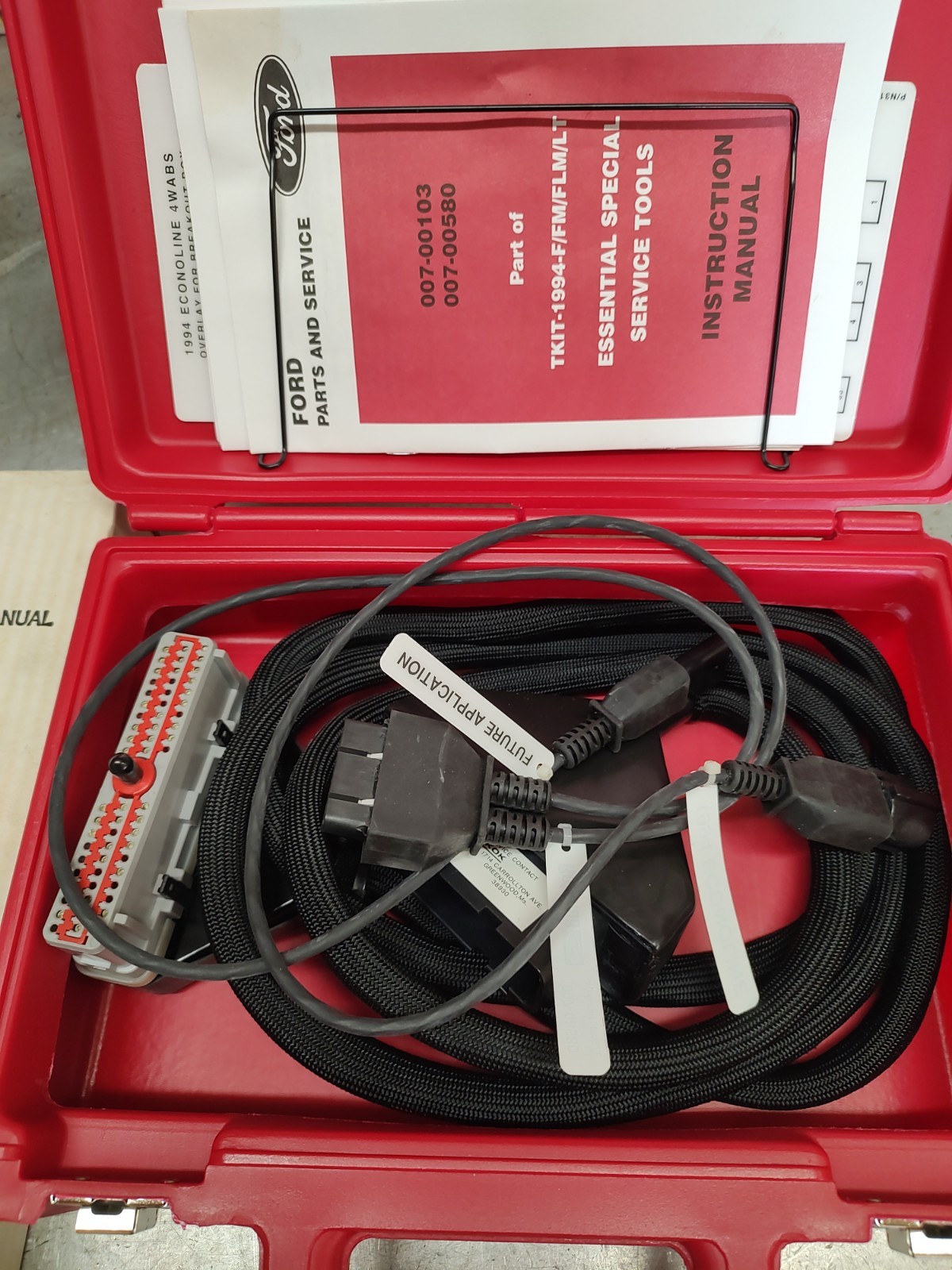 NOS 1994 Ford Essential Service set TKIT-1994-F/FM/FLM/LT overlays card adapters