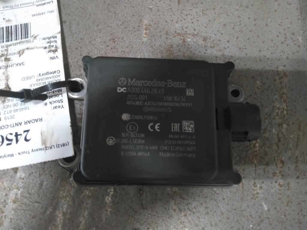 Replaces A0004462849 2019 FREIGHTLINER CASCADIA 126 RADAR ANTI-COLLISION MODULE
