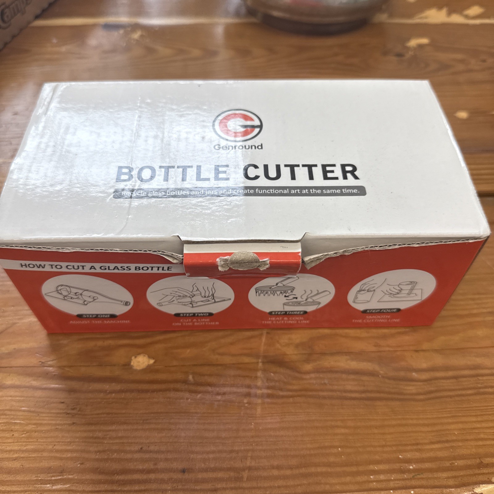 Bottle Cutter, Genround Glass Bottle Cutter Machine for Round, Square
