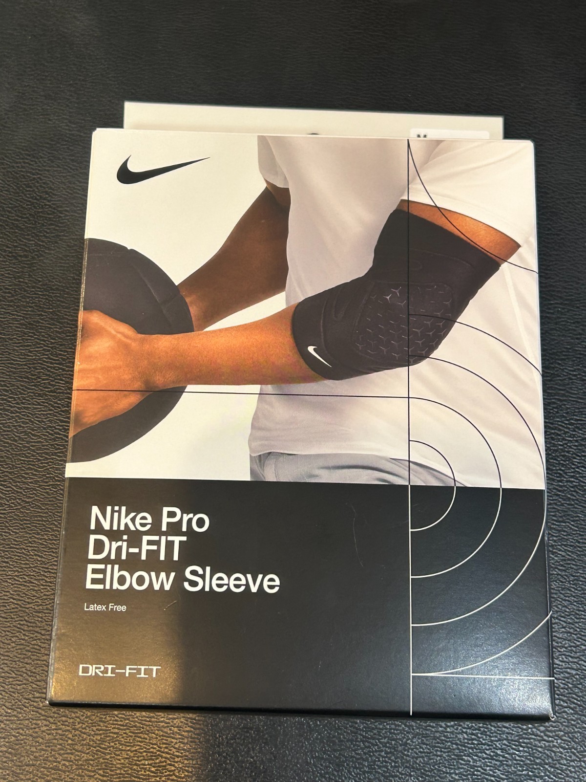 Nike Pro Dri-Fit ELBOW Sleeves Compression Men's  large   Black
