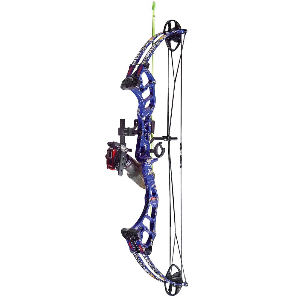 PSE Mudd Dawg BF RH Bowfishing Bow Package, Blue, 30-40 lbs (2016BFRDK3040): NEW
