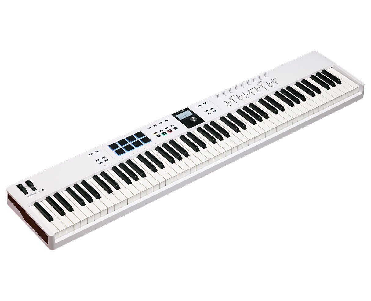 Arturia KeyLab Essential 88 mk3 88-Key MIDI Controller Keyboard - White