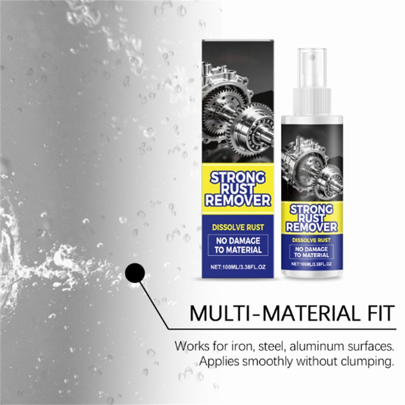 2 PACK Strong Rust Remover 100ml Powerful Rust Removal Spray For Cars &Tools US
