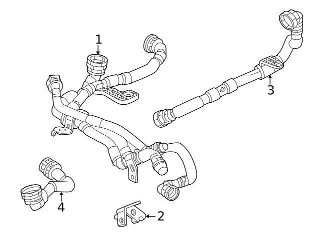 Genuine GM Hose & Tube Assembly Bracket 86591203