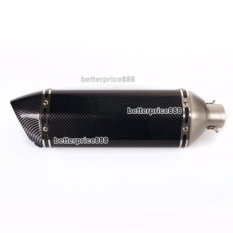 Universal Motorcycle Exhaust Muffler Pipe Silencer With DB Killer Tips Escape