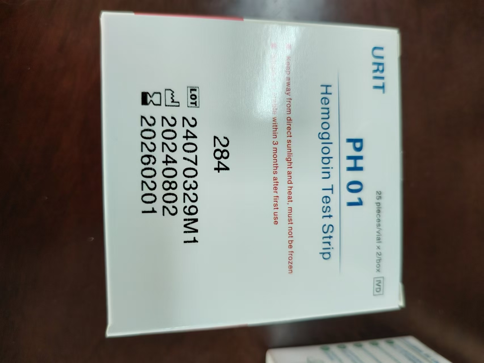 URIT Fast Hemoglobin Analysis Test Strip 50pcs EXP 02/2026 ZZZ