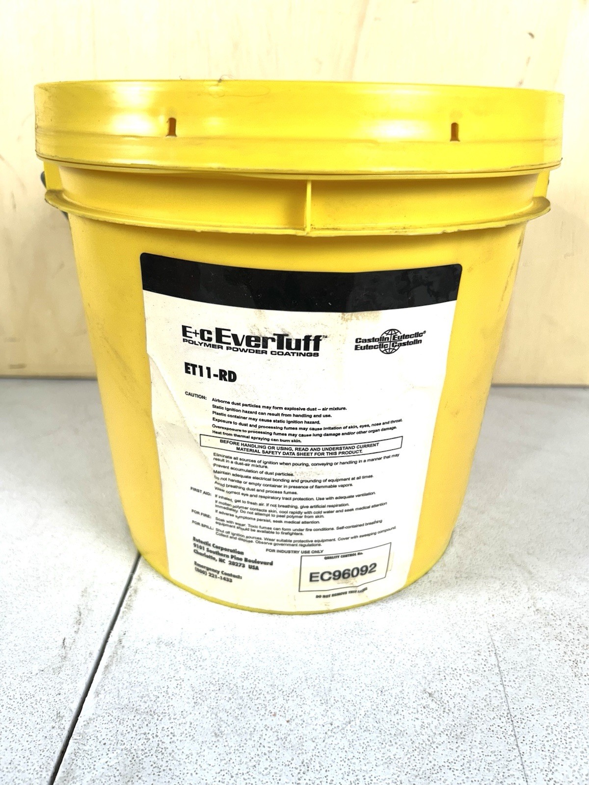 Castolin Eutectic EverTuff ET11-RD Polymer Powder 5lb Sealed