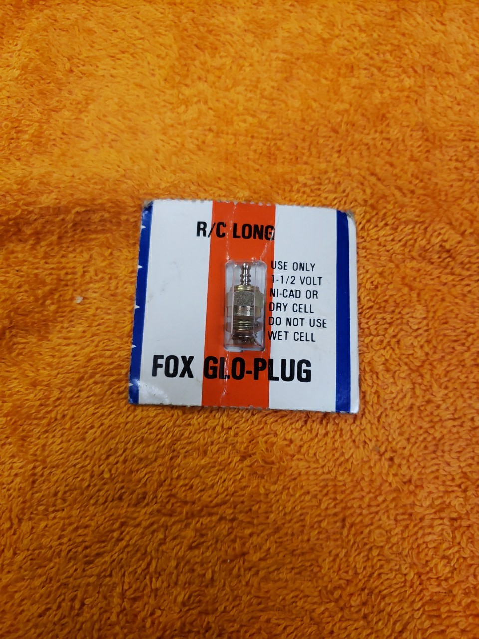 Fox Plugs -  one single Fox RC Long Glo-Plug - one New Plug!