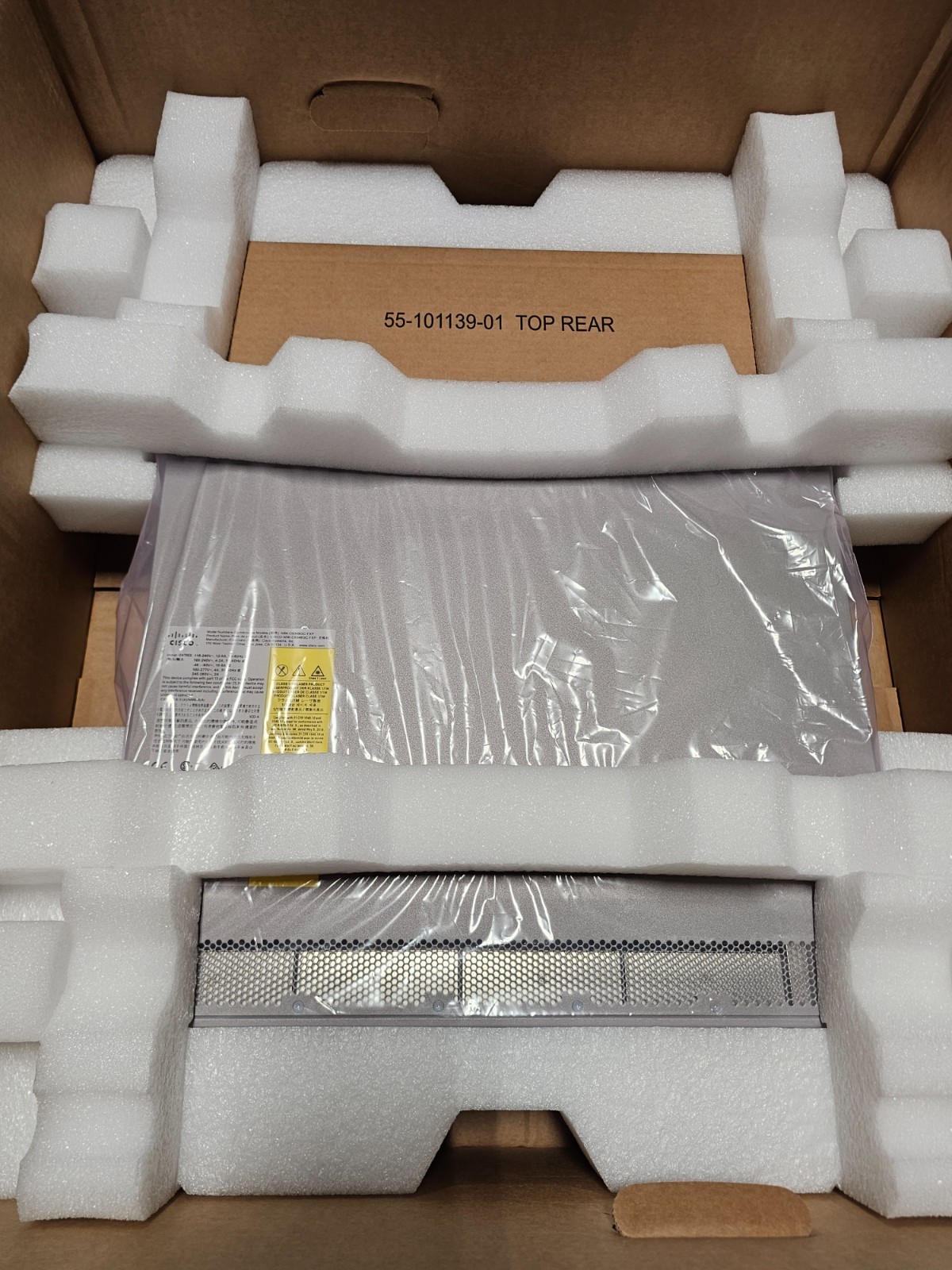 Cisco N9K-C9348GC-FXP 48 1Gb 4x10/25Gb Switch New Spare Chassis Port-side Exhaus