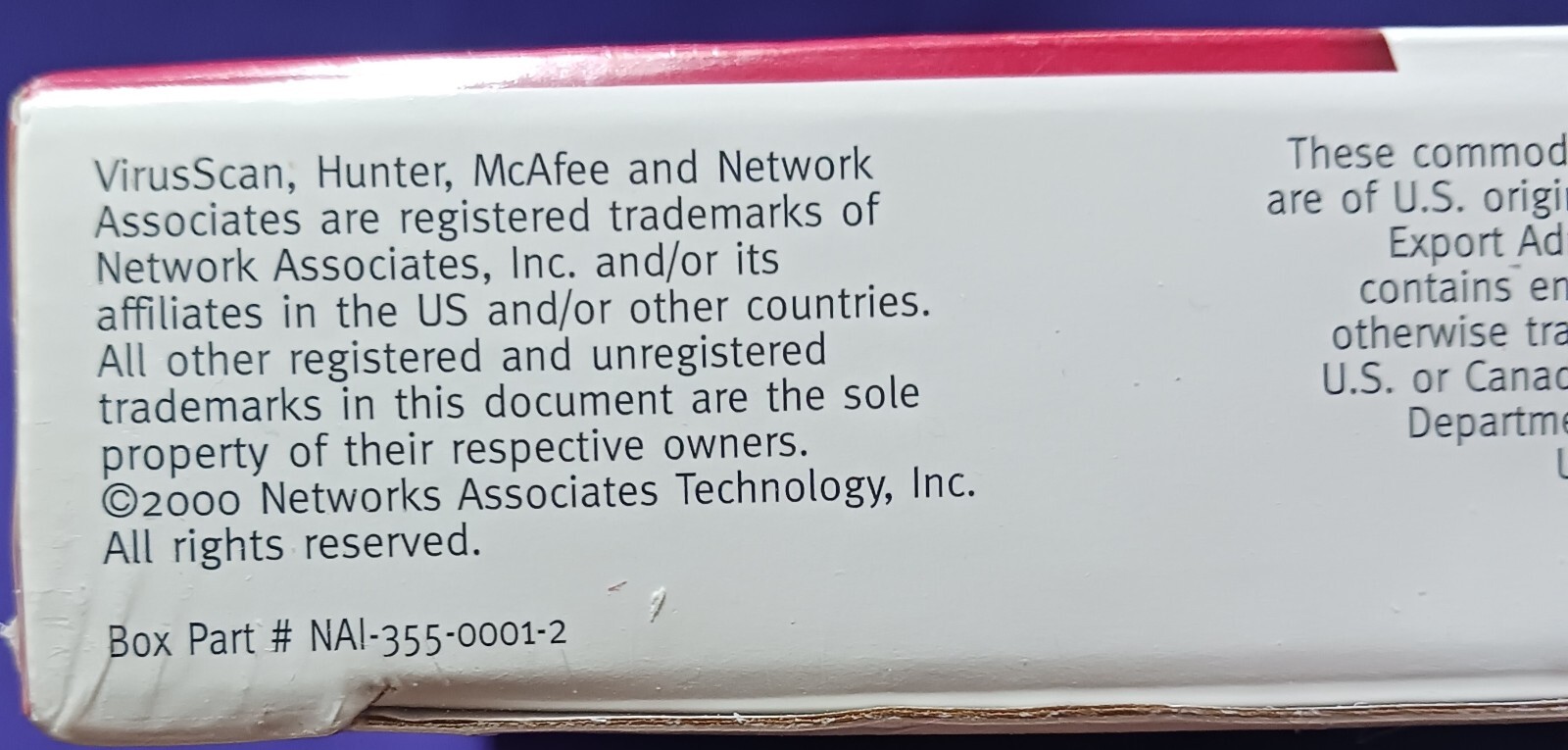 McAfee Virus Scan Software SEALED IN BOX for Win ME, 2000, 98, 95, NT
