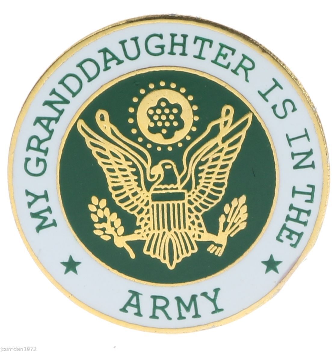My Granddaughter is in the US ARMY Hat or Lapel Pin H14521 F1D27K