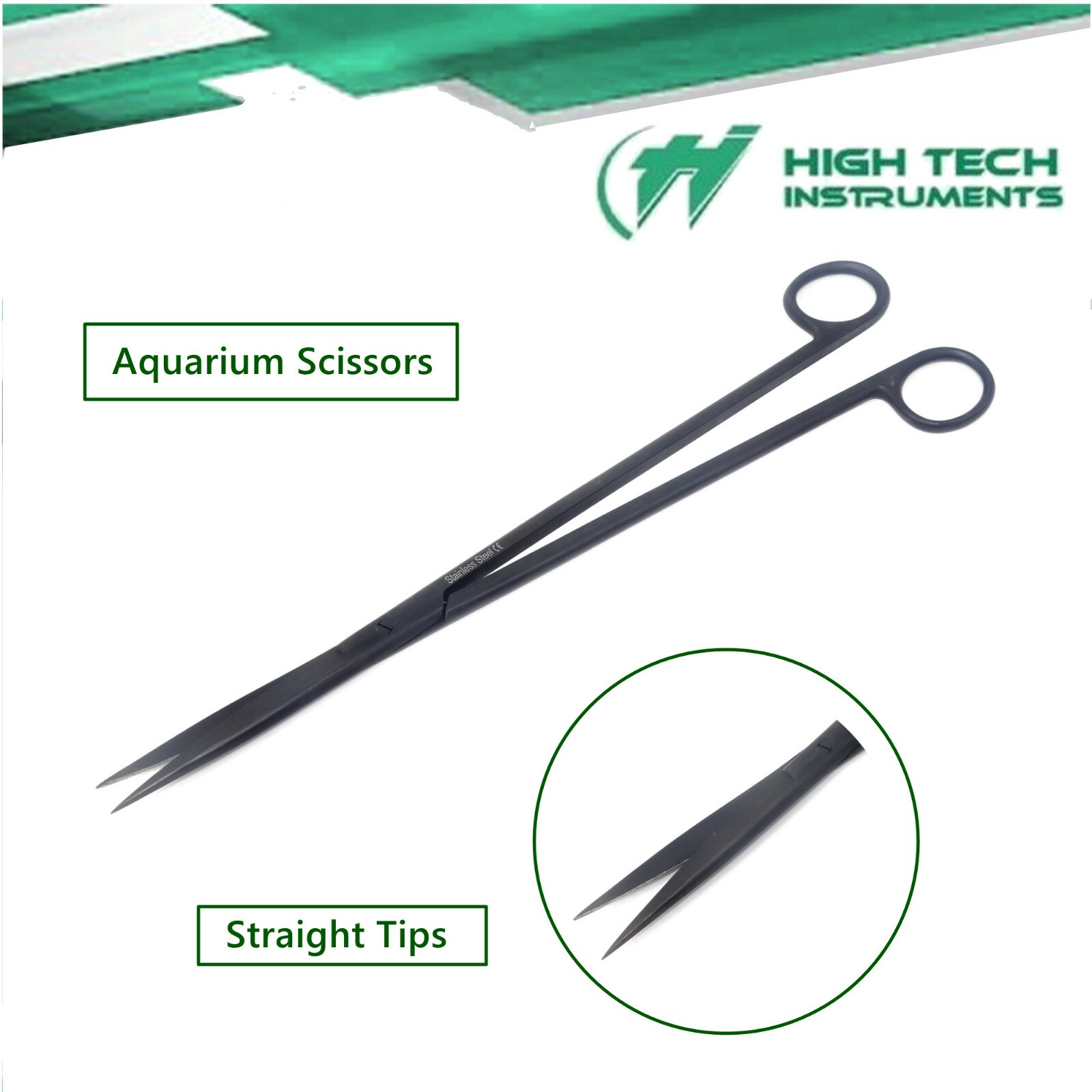 Aquarium Maintenance Scissors Long Tools For Live Plants Grass Cutting Pruning