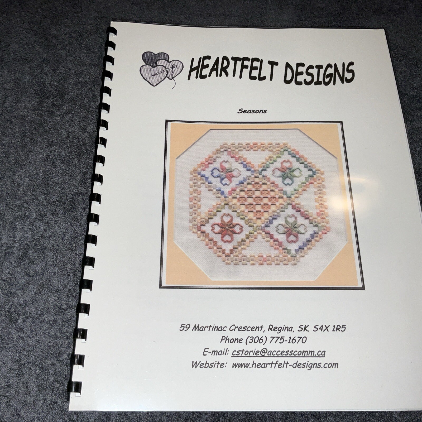 Heartfelt Designs Seasons Cross Stitch