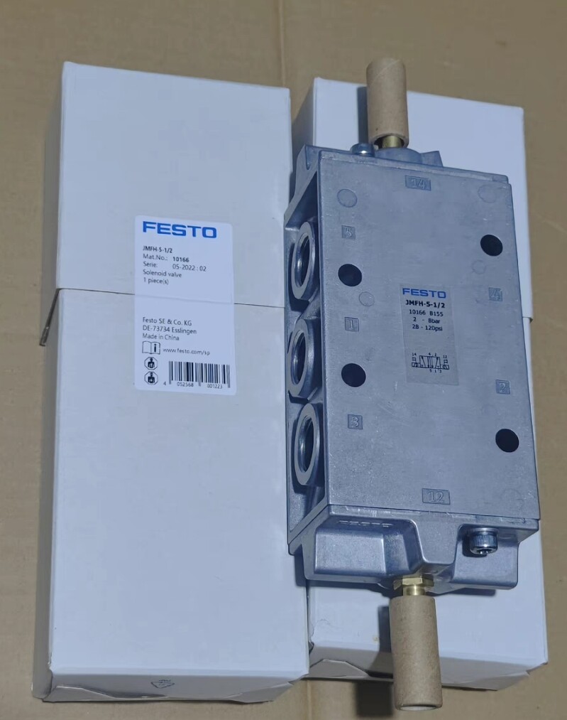 Festo JMFH-5-1/2 10166 Solenoid Valve New One JMFH51/2 Expedited Shipping