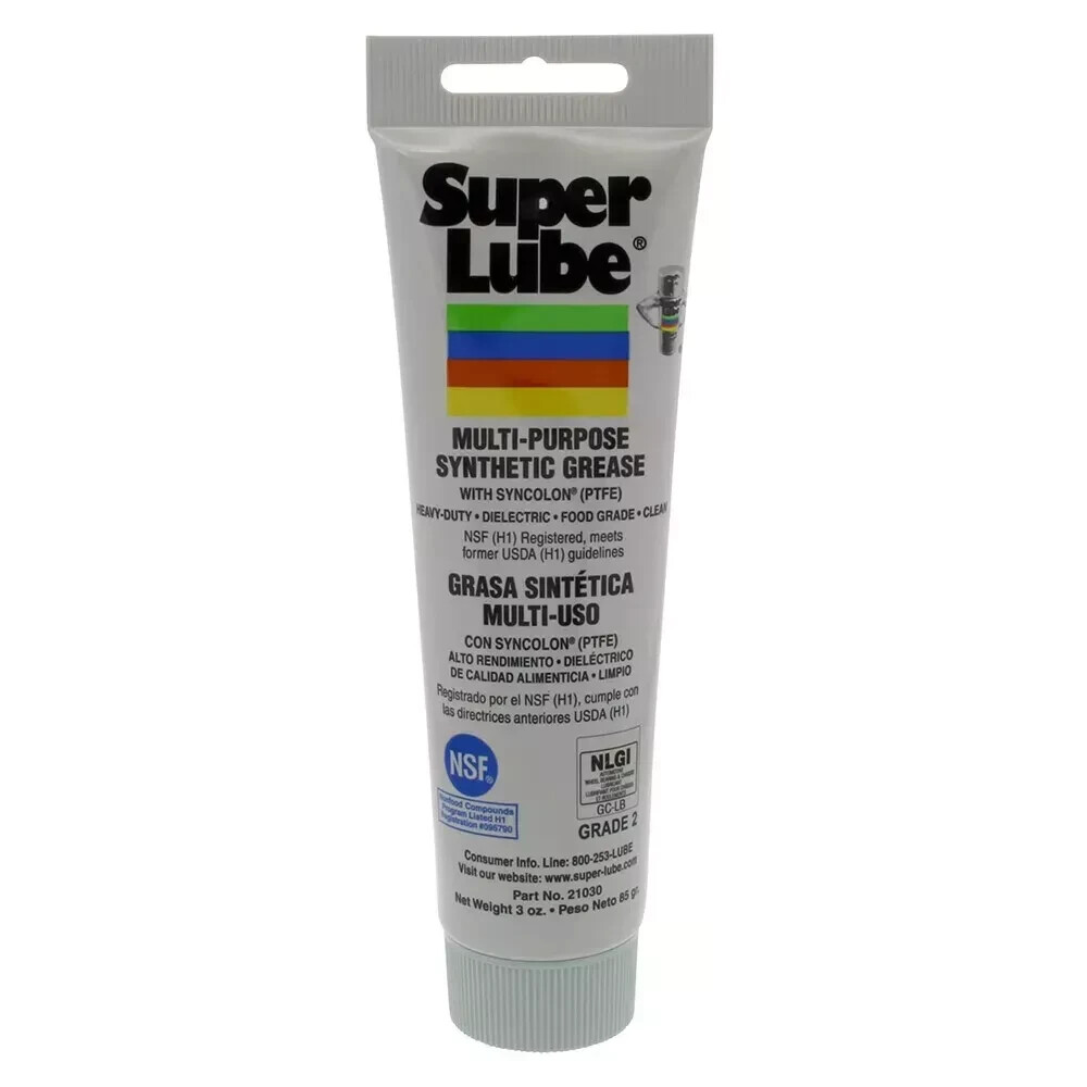 Super Lube 21030 Multi-Purpose Synthetic Grease Syncolon 3Oz Tube Free shipping