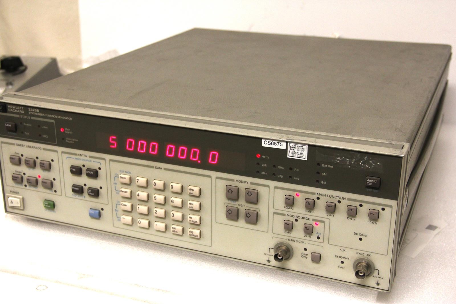 HP Hewlett Packard 3325B Synthesizer Function Generator