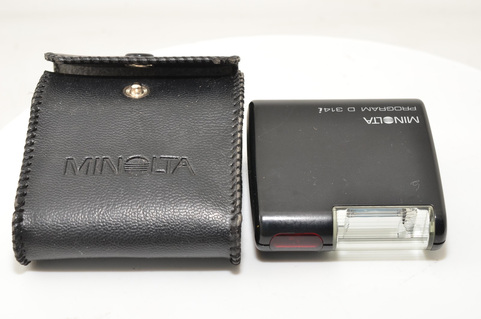 Minolta Maxxum D-314i Shoe Mount Flash with Fitted Soft Case Japan