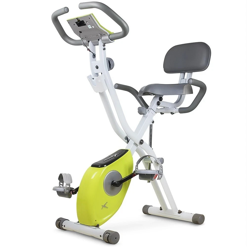 Leikefitness Magnetic Upright Exercise Bike LCD Heart Rate Monitor For Home Gym