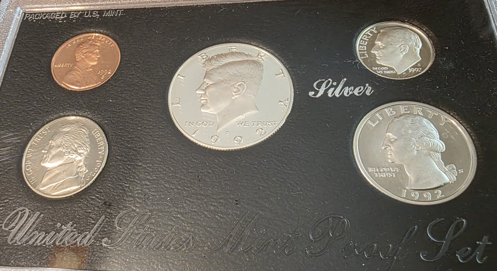 1992 U S MINT SILVER PROOF COIN SET