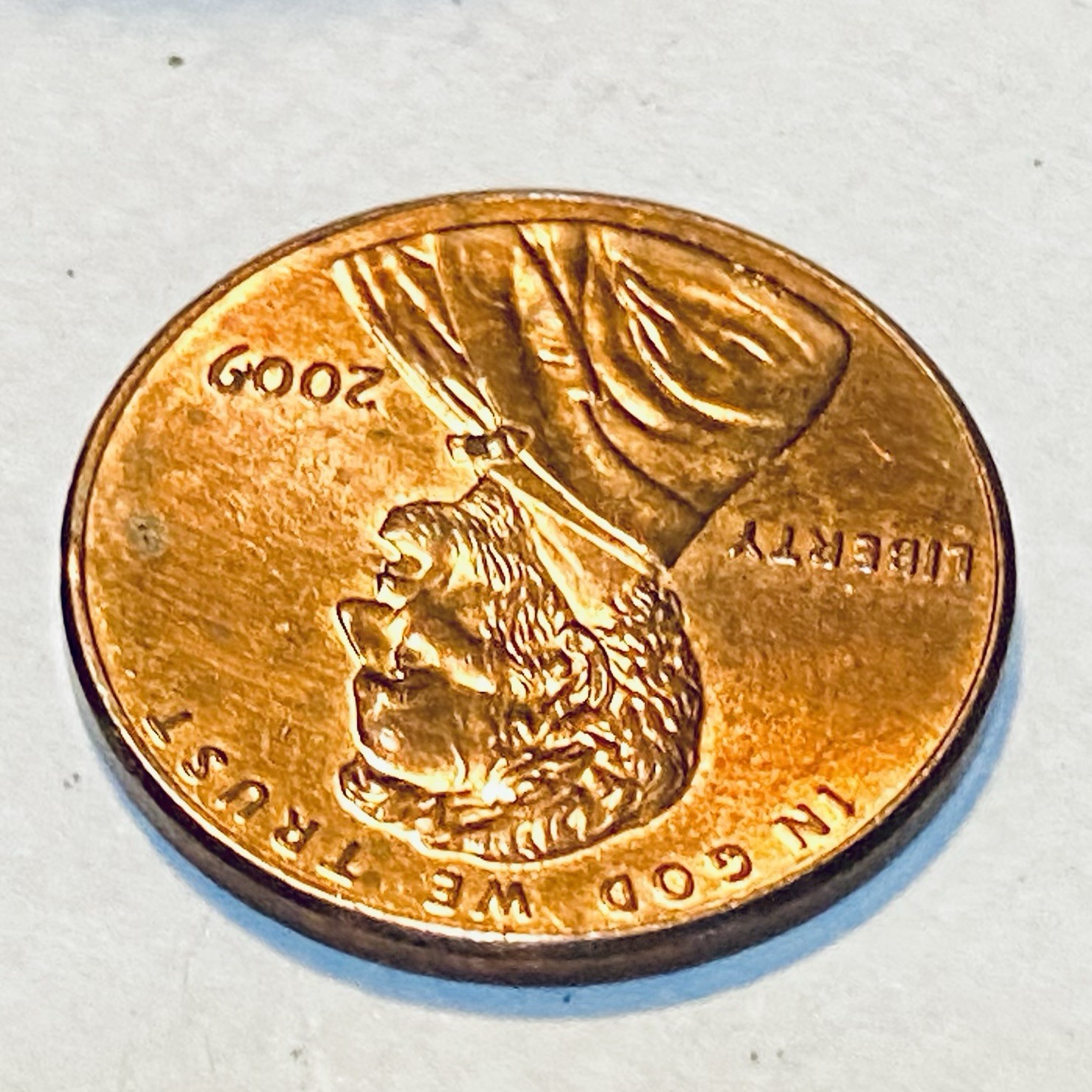 2009 lincoln memorial penny NO MINT MARK Error RARE