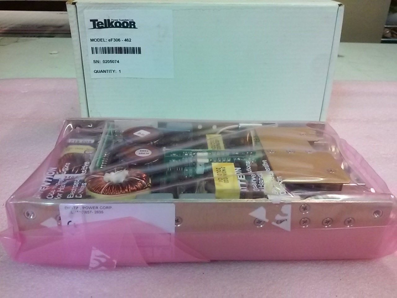 New TELKOOR Digital Power eF306-462 Open Frame Variable Output DC Power Supply