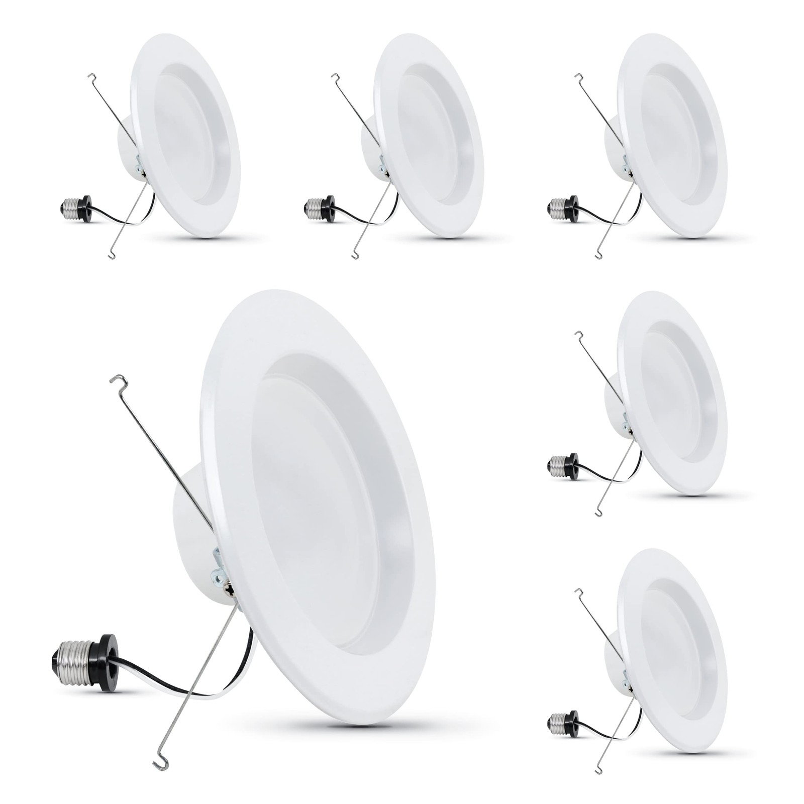 Feit Electric 5/6" LED Recessed Downlight 6 Count (Pack of 1), 5000k Daylight