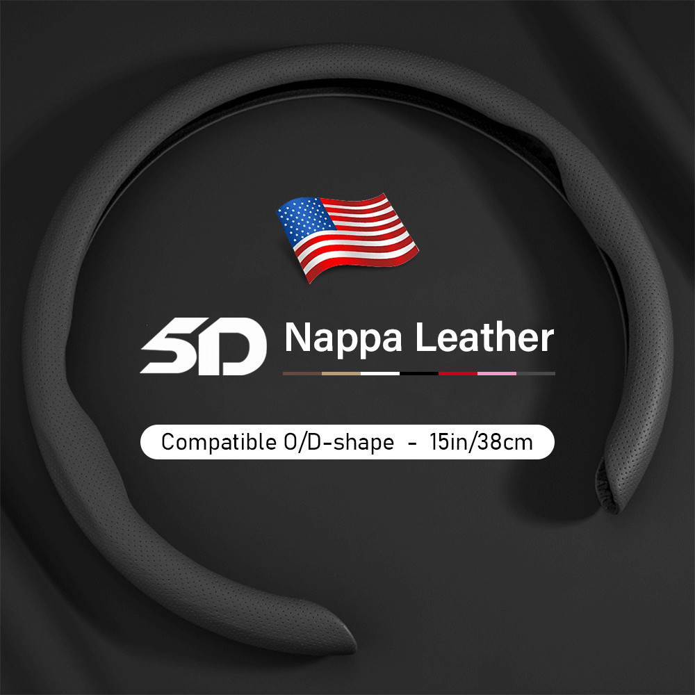 Perforated Steering Wheel Cover Nappa Leather for Lexus IS250 RX450h NX300 RX GS