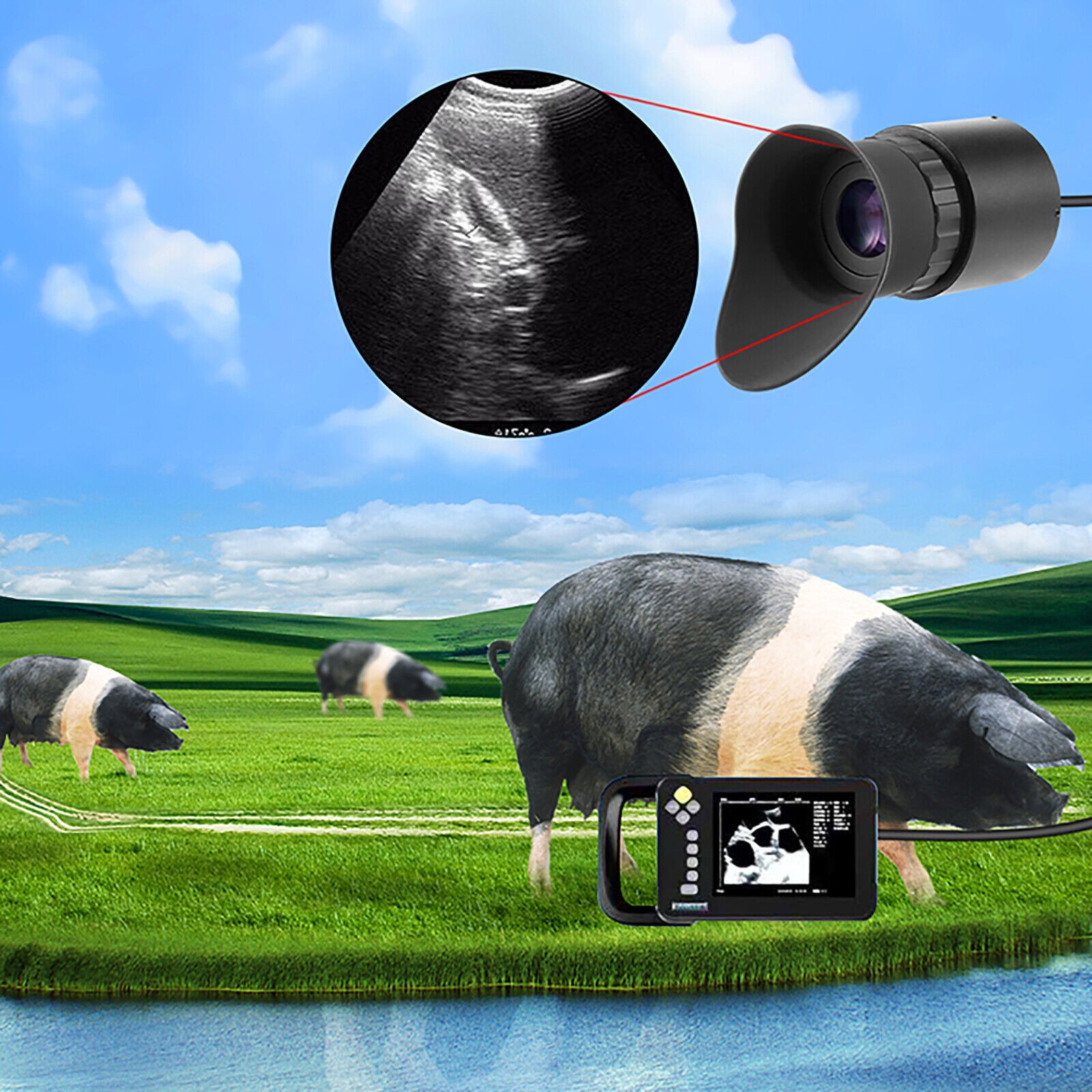 V760C-3 Wearing Large HD Screen Portable Display Head Mounted Display