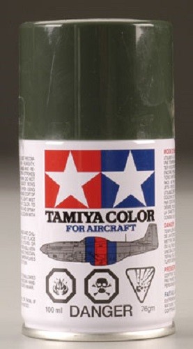 Tamiya AS-24 Dark Green German Air Spray Lacquer Paint 86524