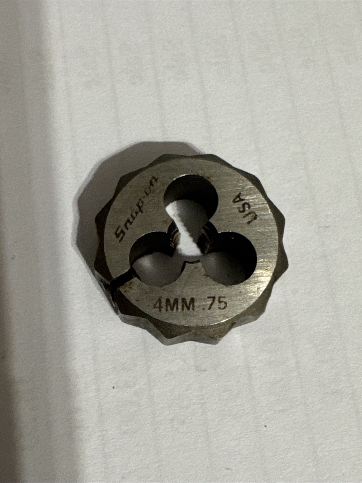 Snap On 4mm X .75 Round Die