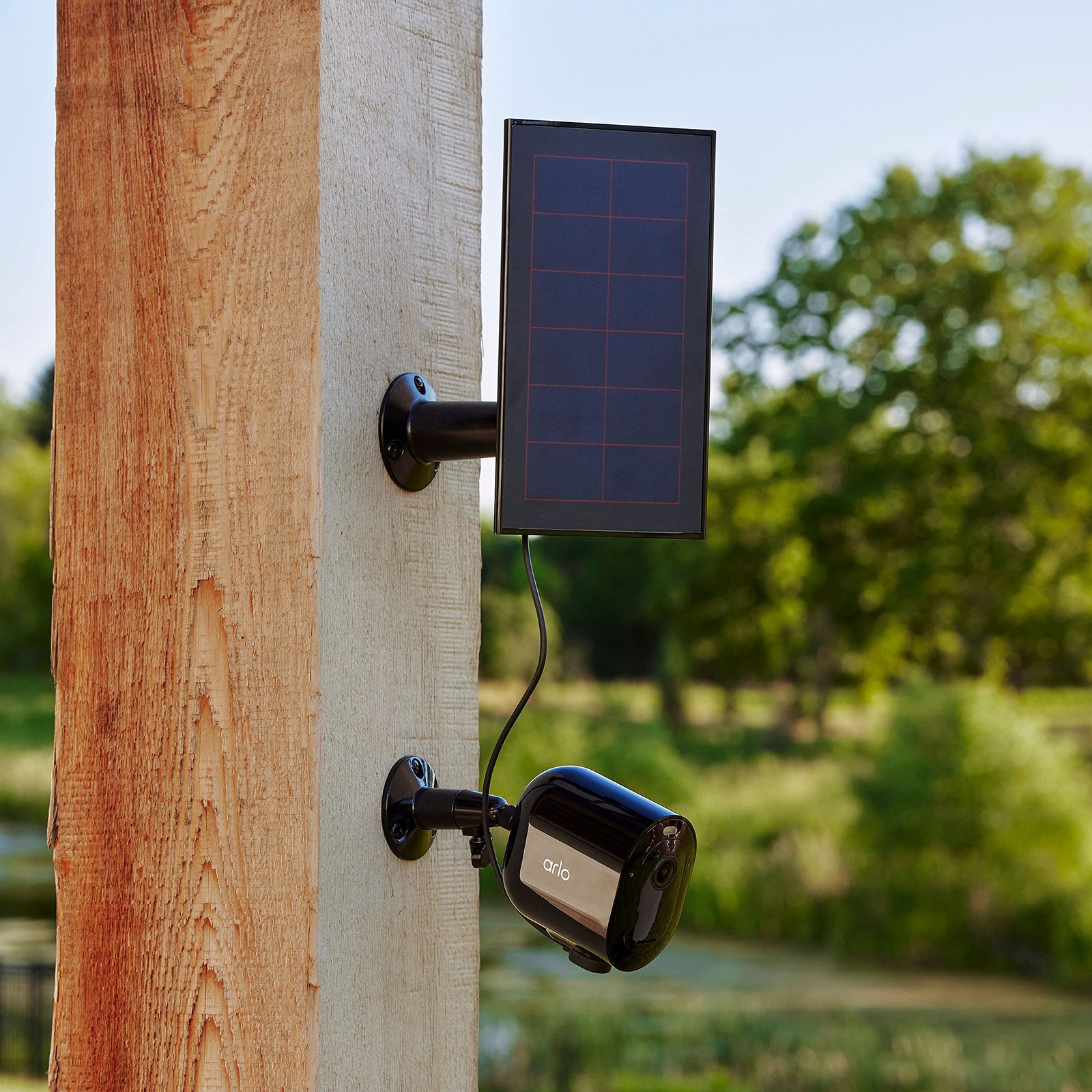 Arlo Solar Panel Charger Black - (VMA5600)