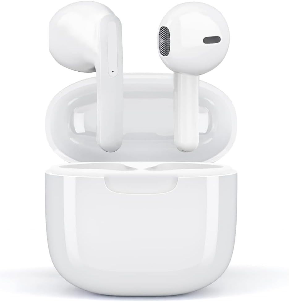 Audífonos Inalámbricos Bluetooth Auriculares Blancos Para Samsung y iPhone 2025