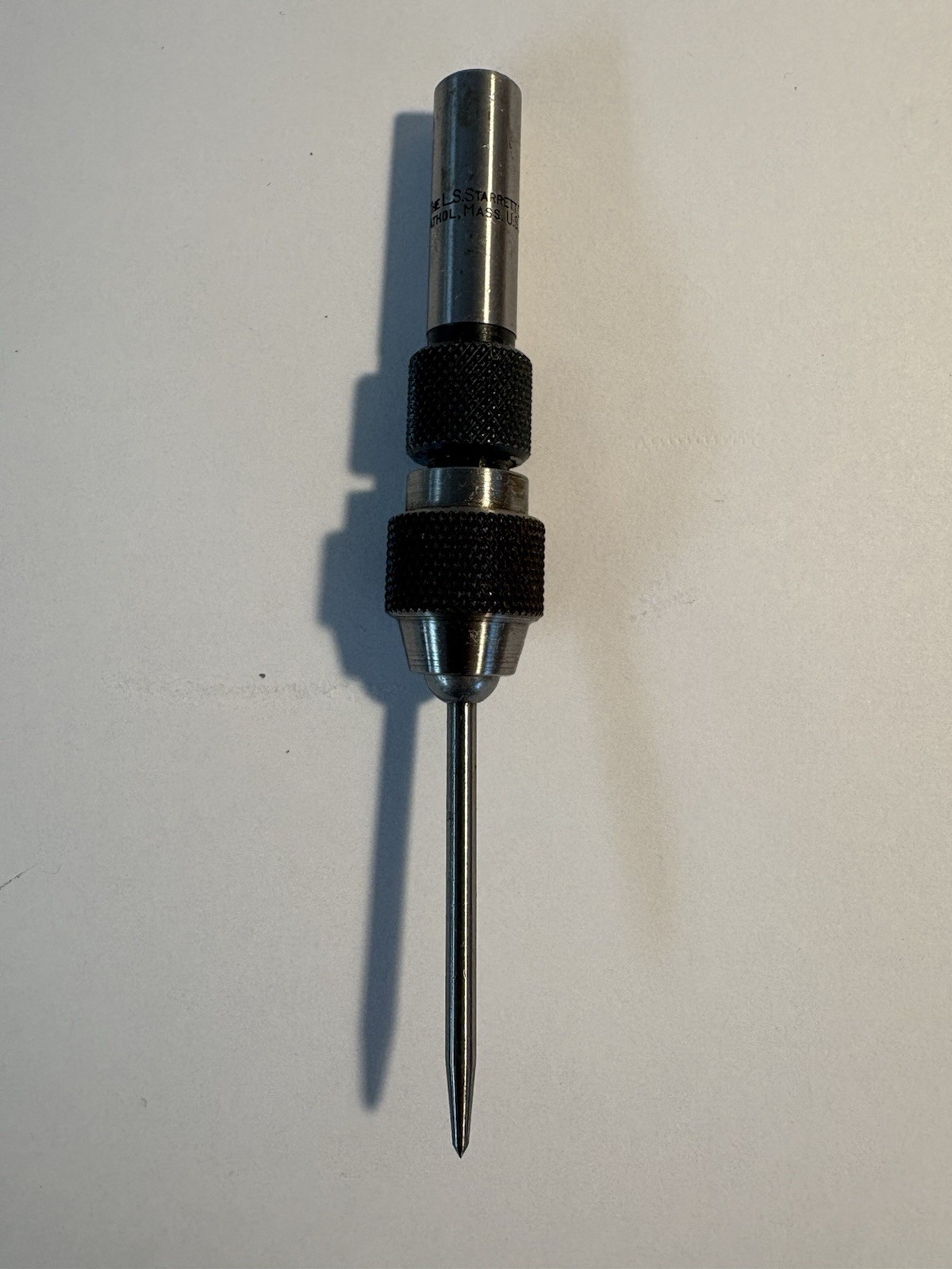 The LS Starrett Co. No. 828 Pointed Shank & Wiggler  USA
