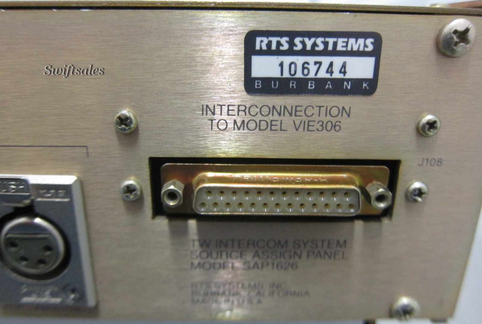 RTS Systems / Telex - SAP-1626 Source Assign Panel - Cleaned & Working - #1