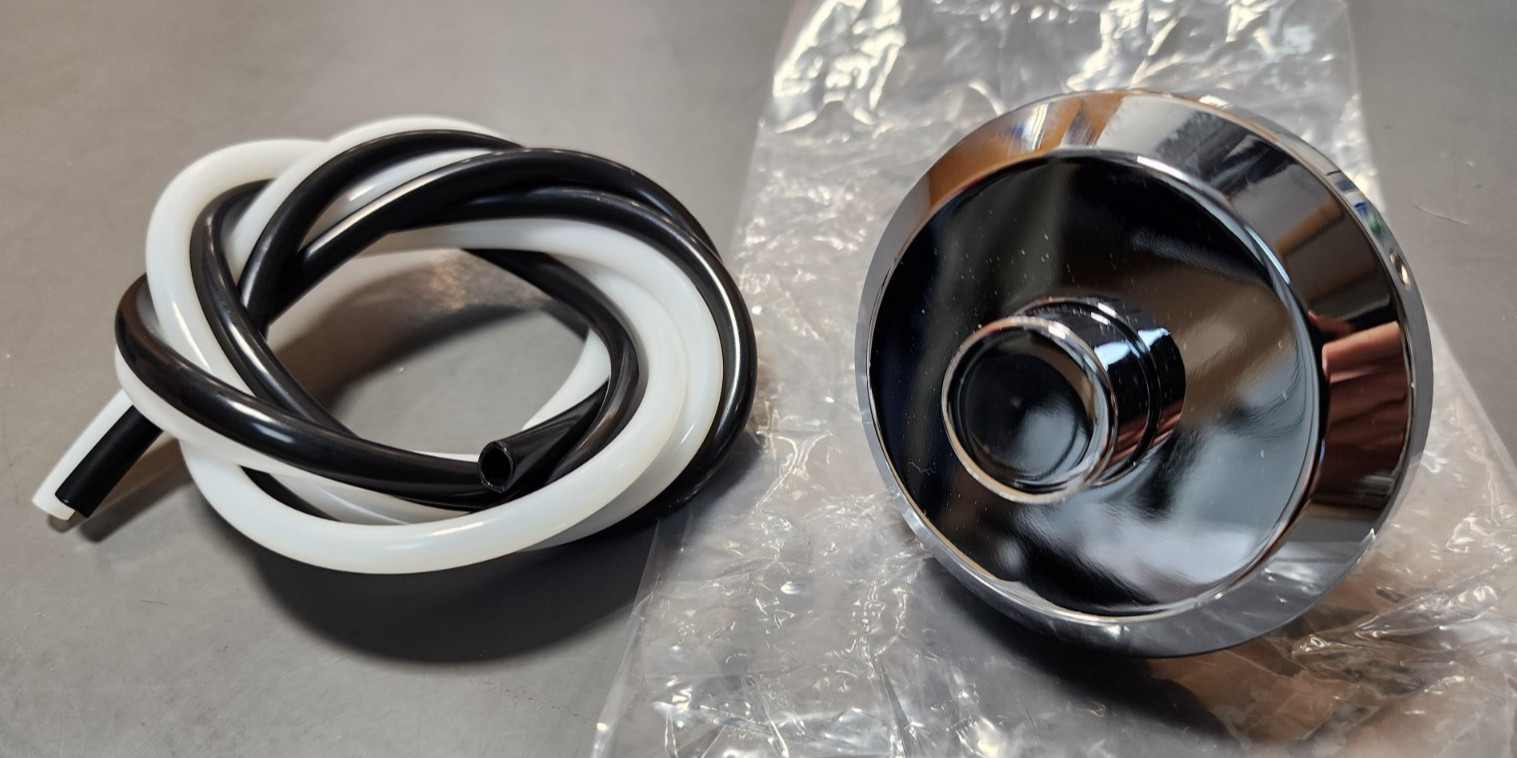 ZURN PH6000-HYLP-MBP Hydraulic Metal Push Button Assembly for Penal ZH Valve