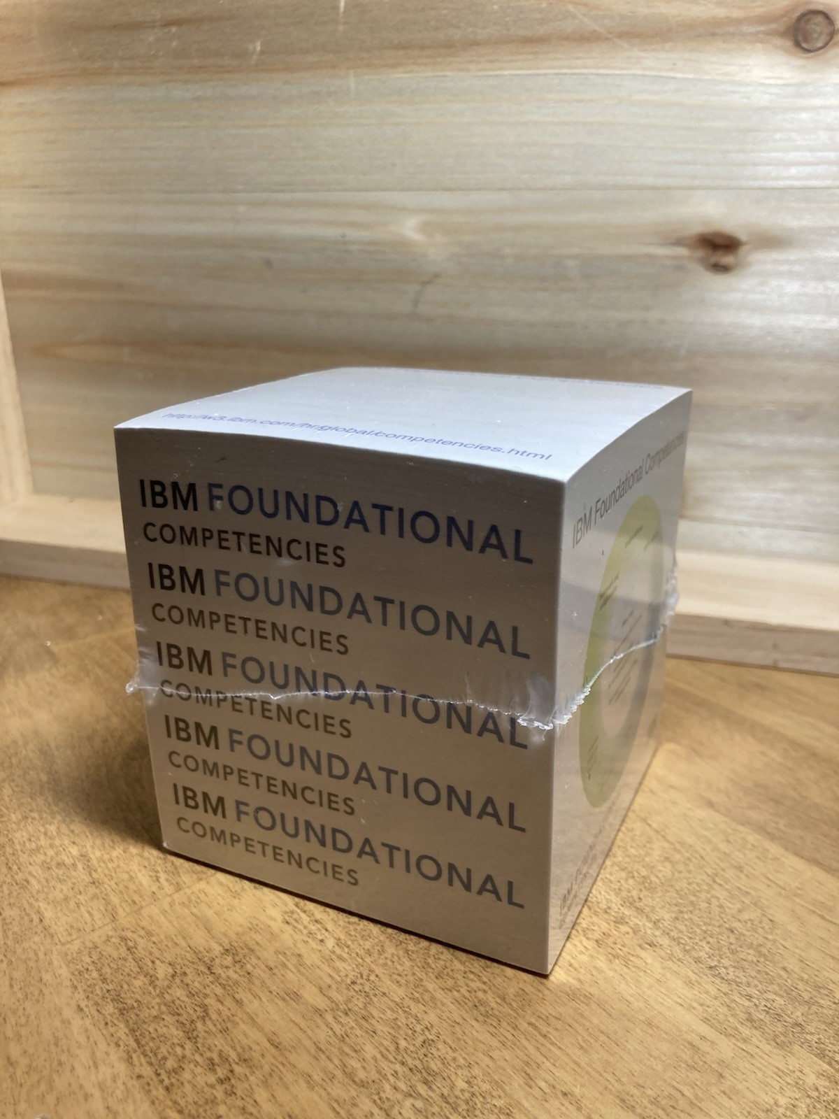 NOS IBM Foundational Competencies Cubed Notepad Vintage