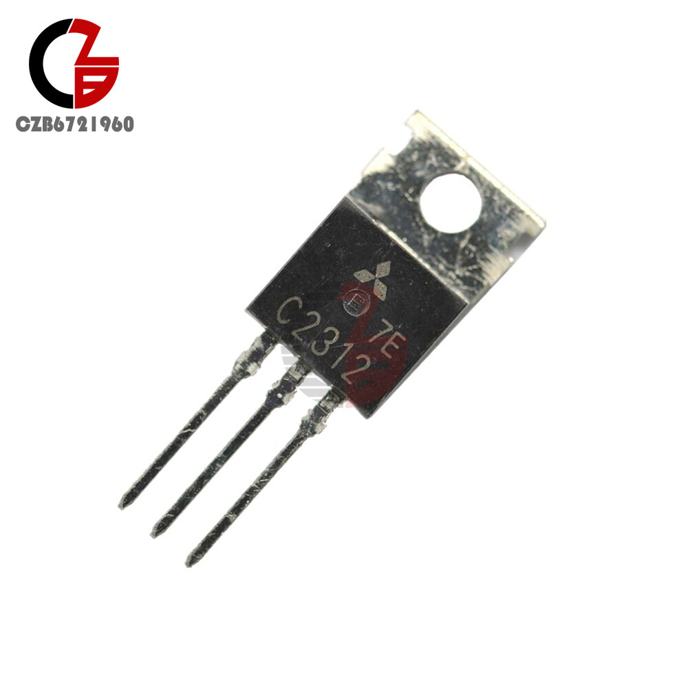 10PCS 2SC2312 Bipolar Junction Transistor C2312 HF/VHF NPN TO-220 MITSUBISHI