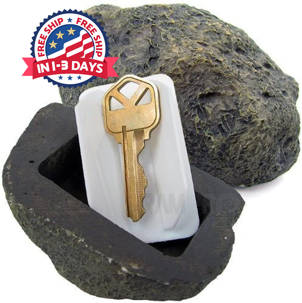 Armario de piedra oculta para llaves caja fuerte de piedra falsa para jardín US