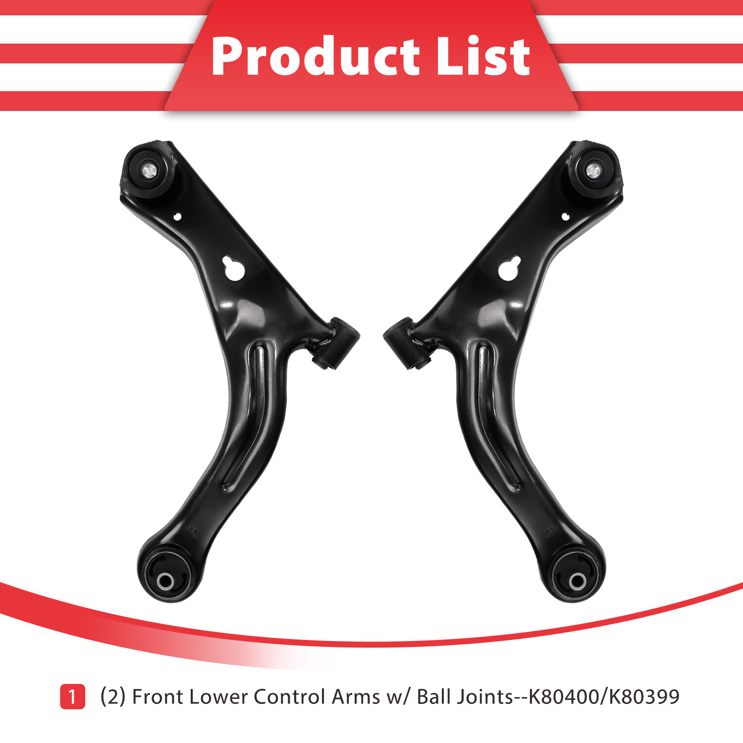 2Pcs Front Lower Control Arm Ball Joints for 2004-2012 Ford Escape MAZDA Mariner