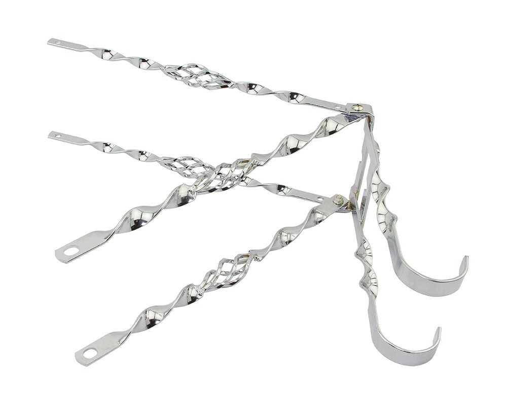 Vintage Lowrider Cage Flat Twisted Continental Spare Kit Chrome 24"/26" Bicycles