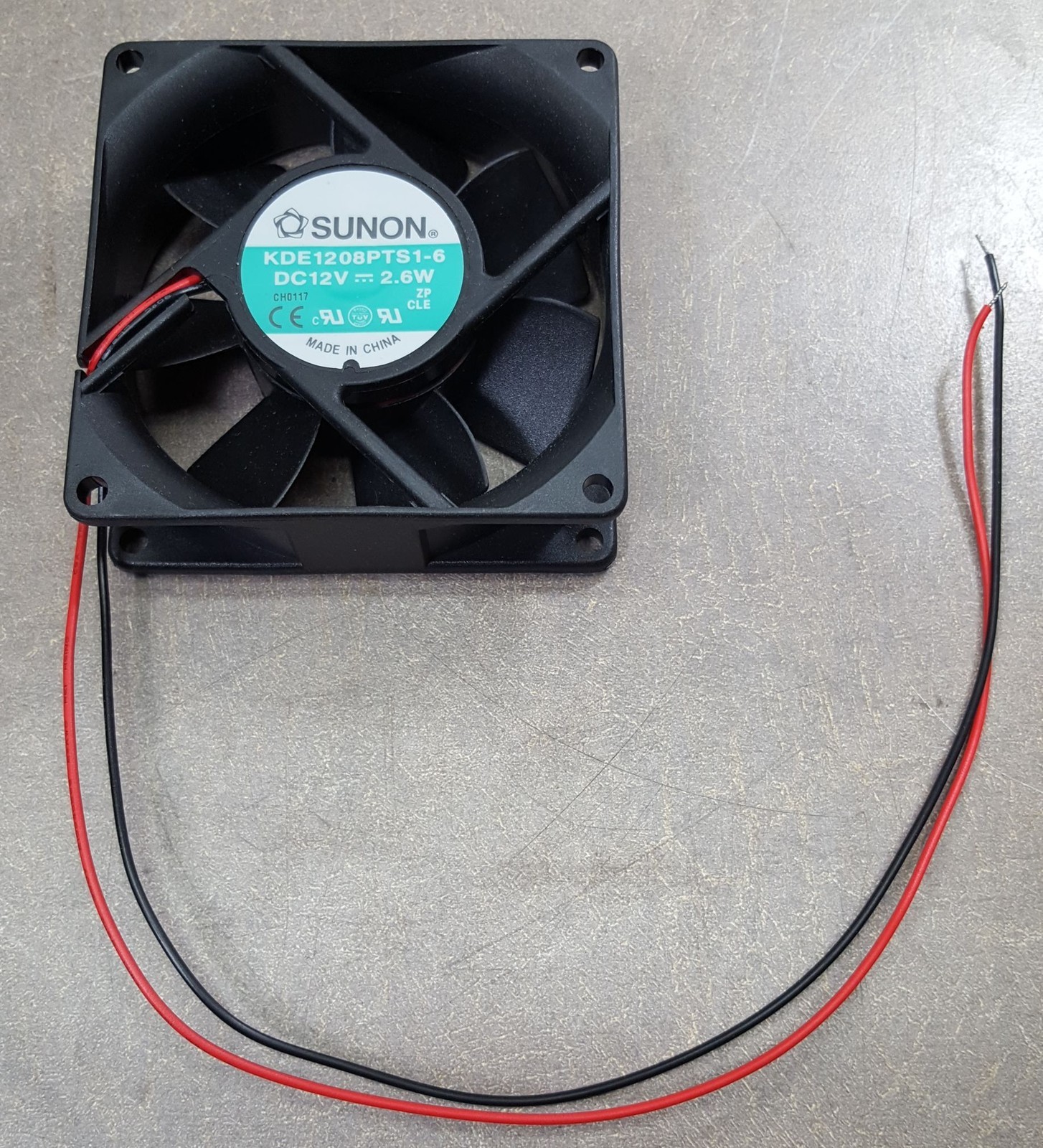 Lot of 2 SUNON High Speed Cooling Fans 12V KDE1208PTS1-6. Free shipping.