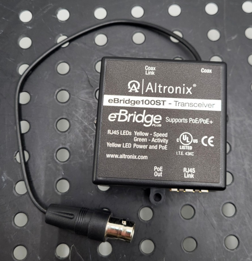 Altronix - EBRIDGE100ST - Altronix PoE/PoE+ Transceiver
