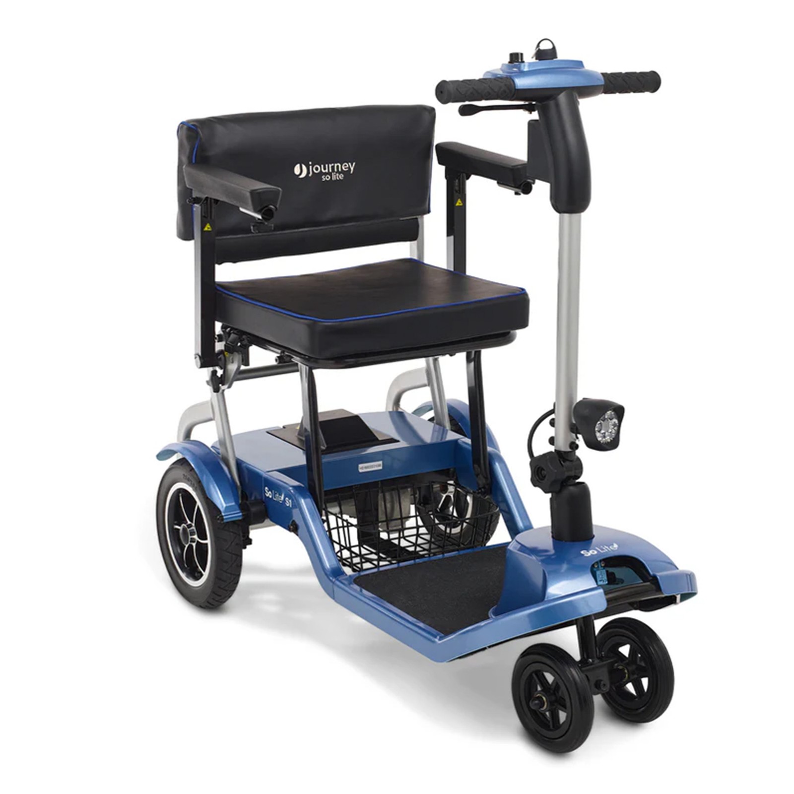 Journey So Lite Folding Power Scooter, Lightweight, 5 mph Max Adjustable Speed