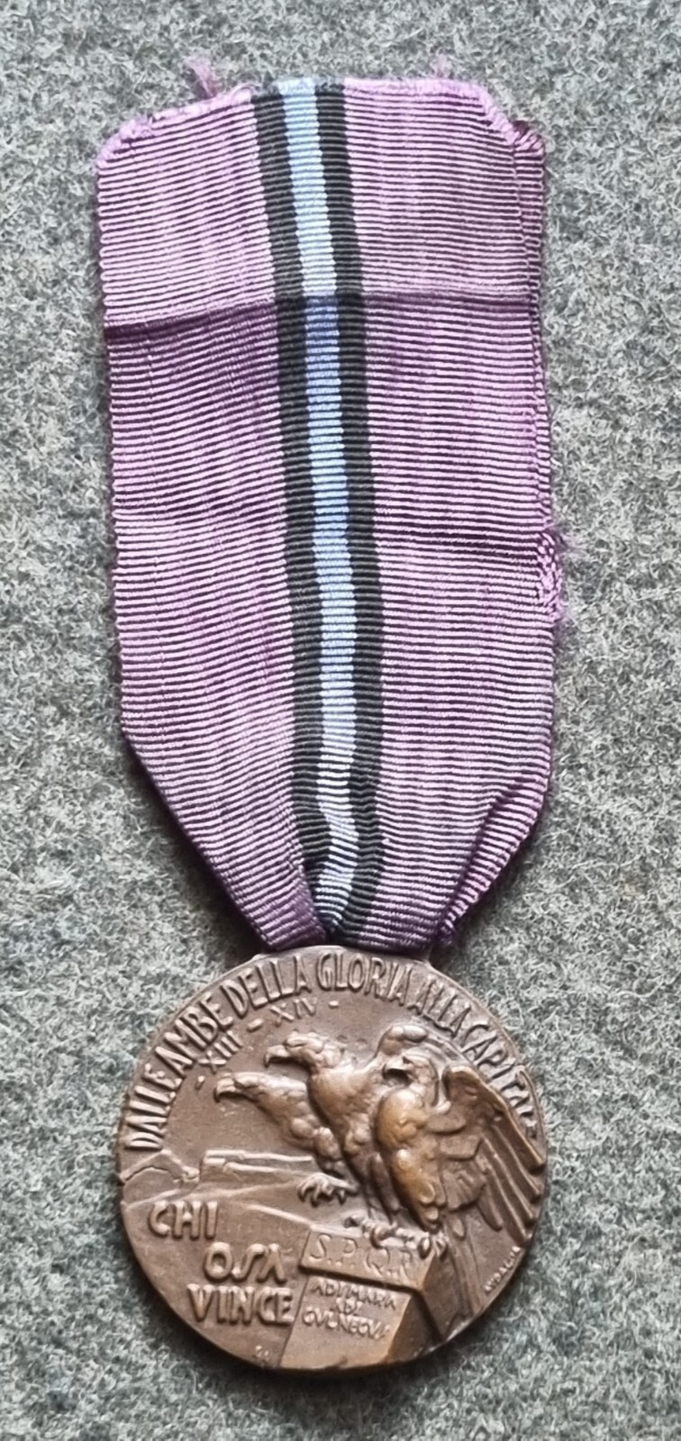COLONIAL MEDAL EAST AFRICA 104^ LEGION CC.NN. ASCIANGHI ADDIS ABABA AO