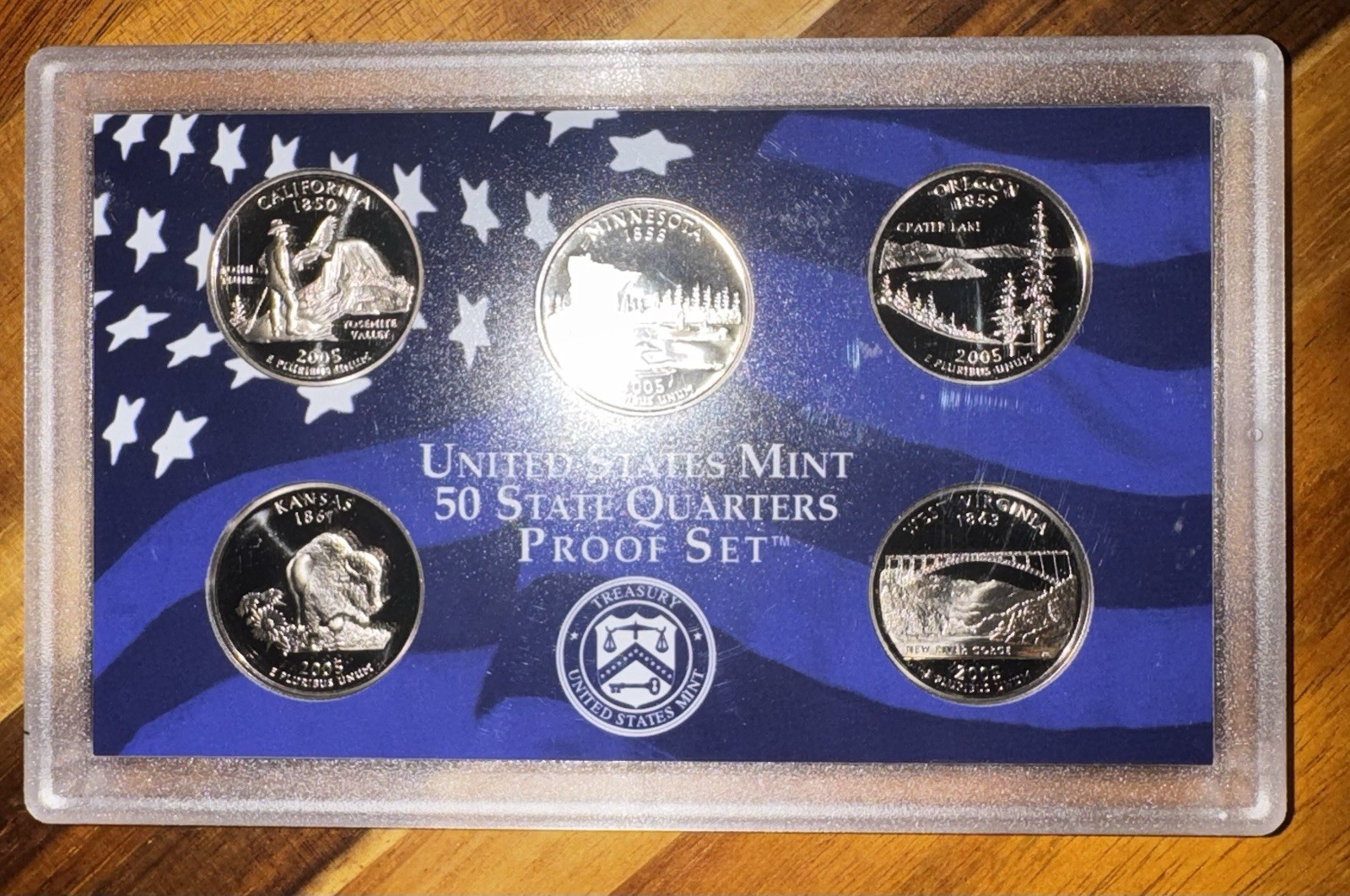 2005 S Proof Quarter set no box or Coa
