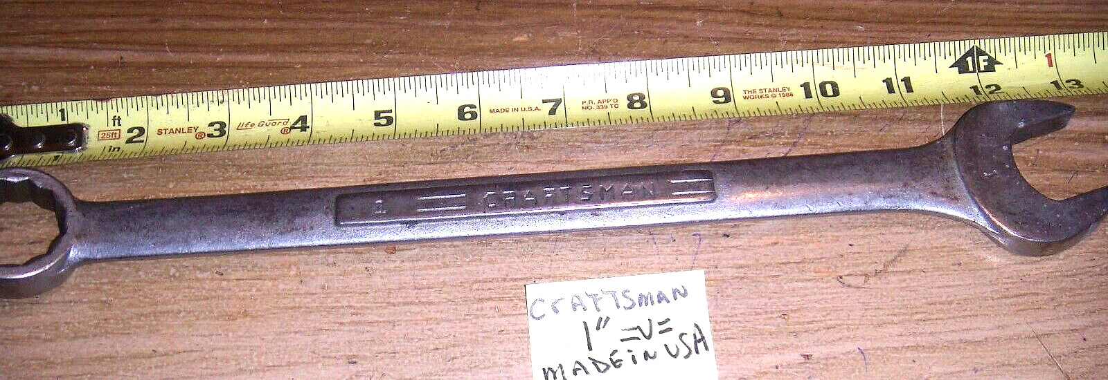 CRAFTSMAN 1"  ONE INCH COMBO " 12PT =V= FORGED IN THE USA
