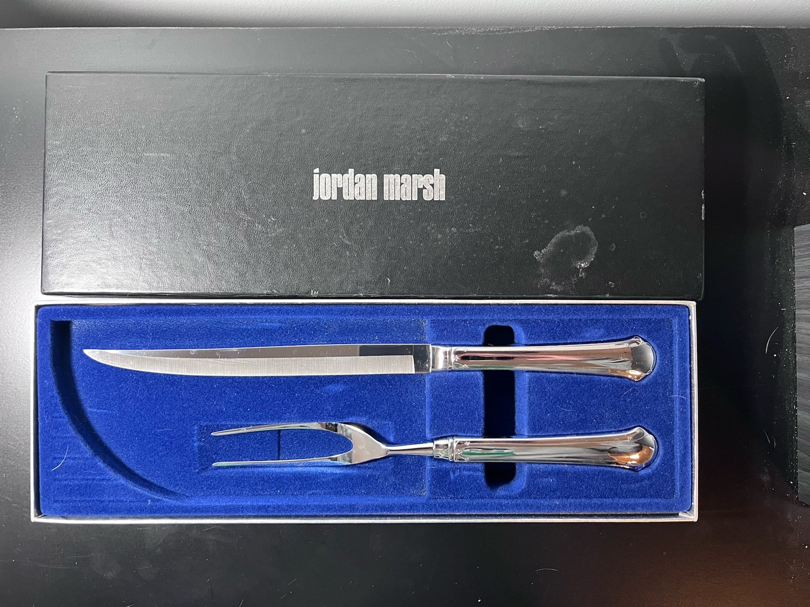 Towle Silversmiths Serving Fork & Carving Knife From Jordan Marsh