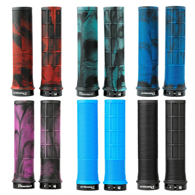 ycle Grips Integrated Bike Handlebar Grips Aluminum Alloy Lock On ycle