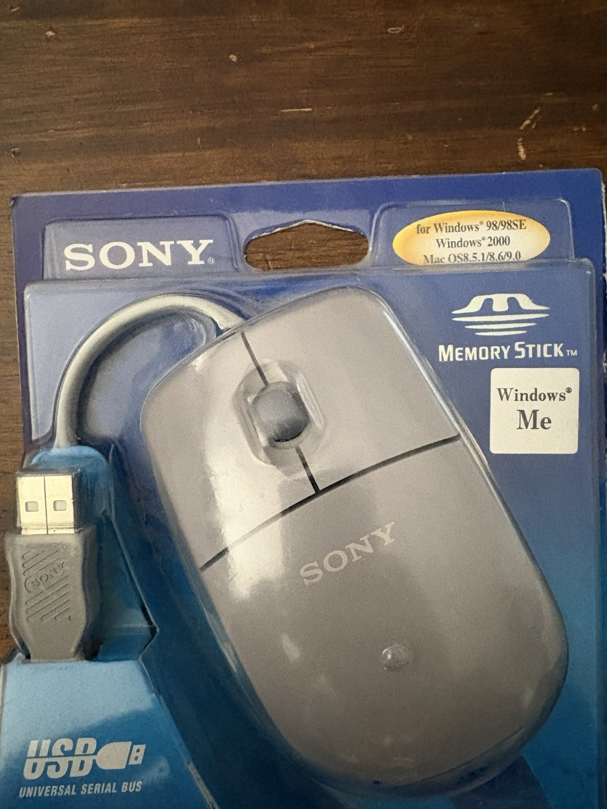 Vintage / Sony Memory Stick Reader Writer USB Optical Mouse / MSAC-US5 / Sealed