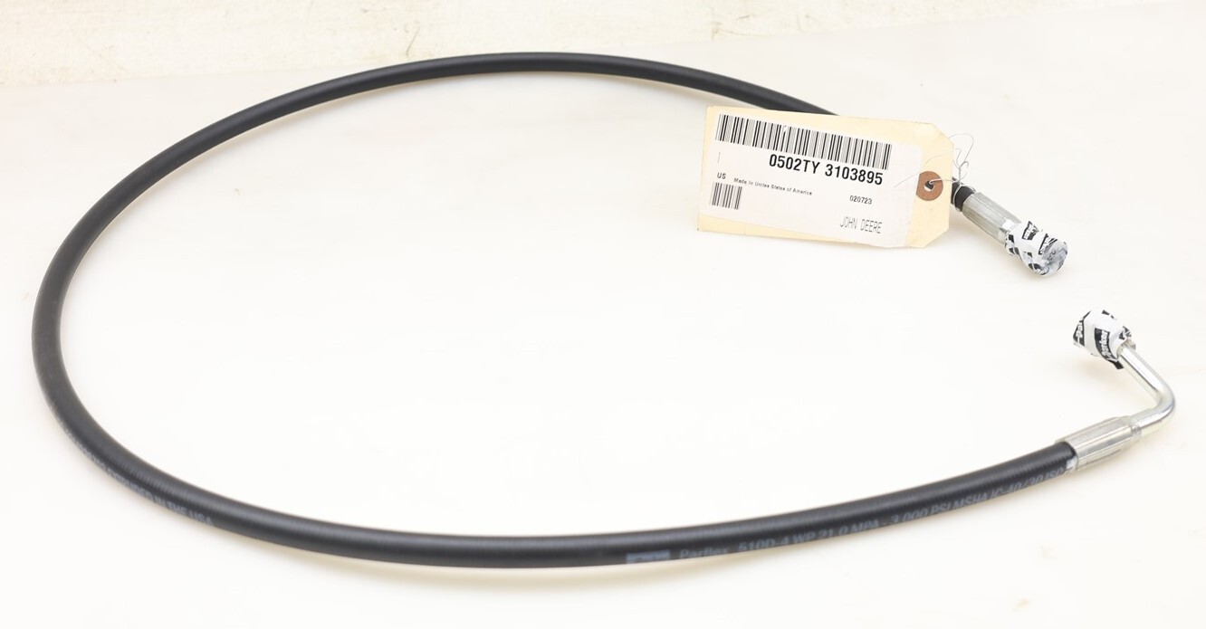 NEW OEM John Deere Hydraulic Hose Assembly 3103895 Excavator 50D ZX30U-2